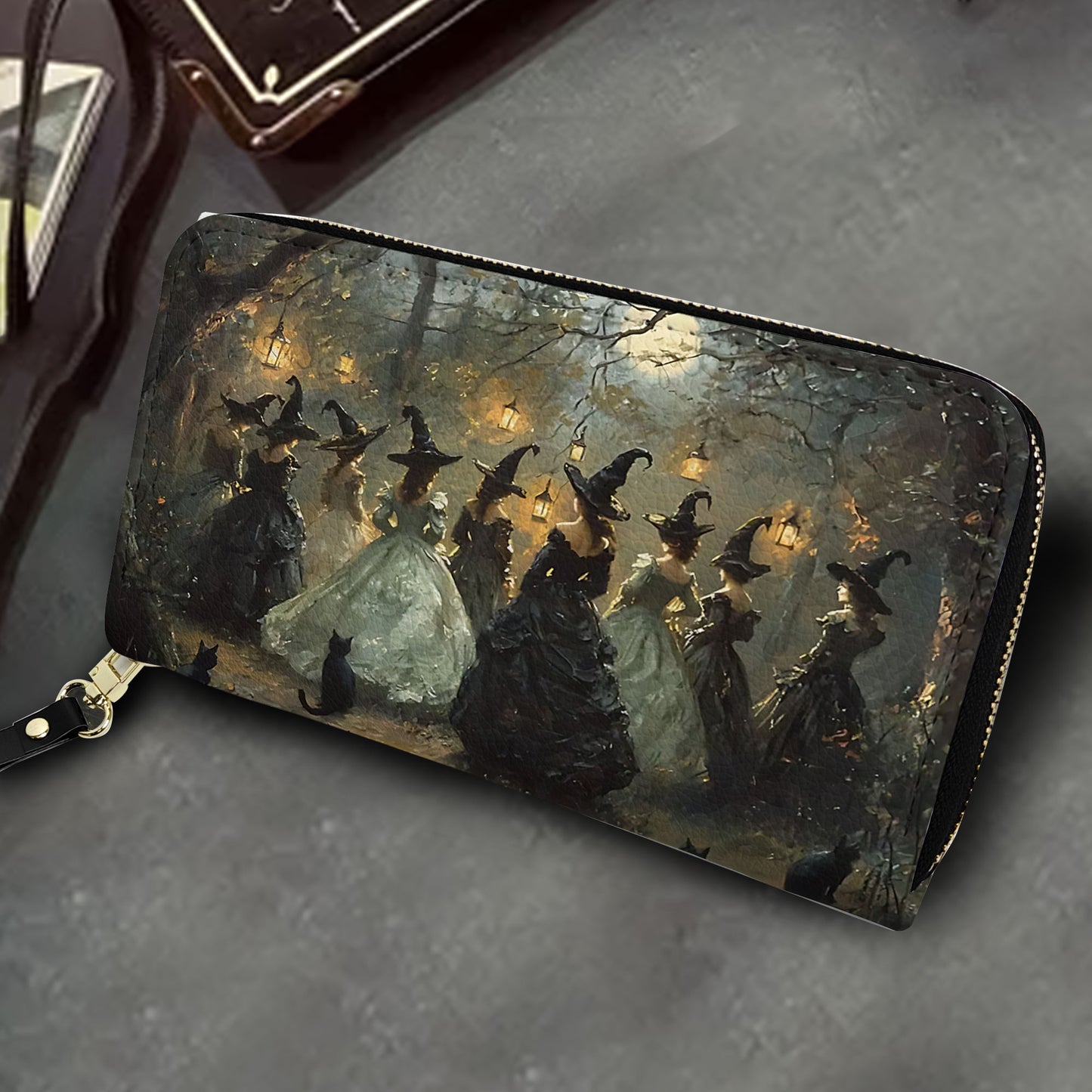 Coven of Witches Gothic Leather Handbag & Wallet Set