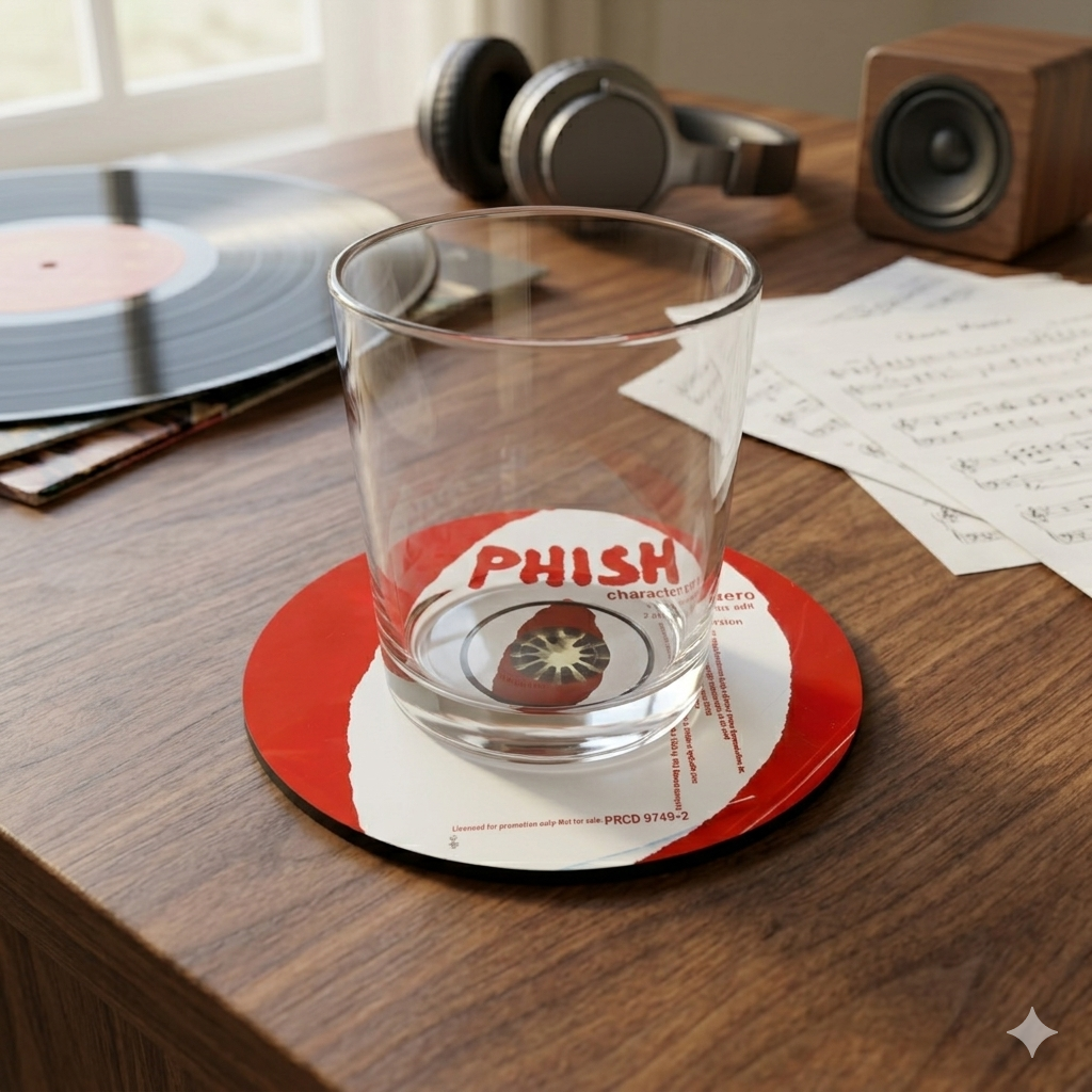 Music Album Coaster Set – Ceramic, Gift for Music Lovers