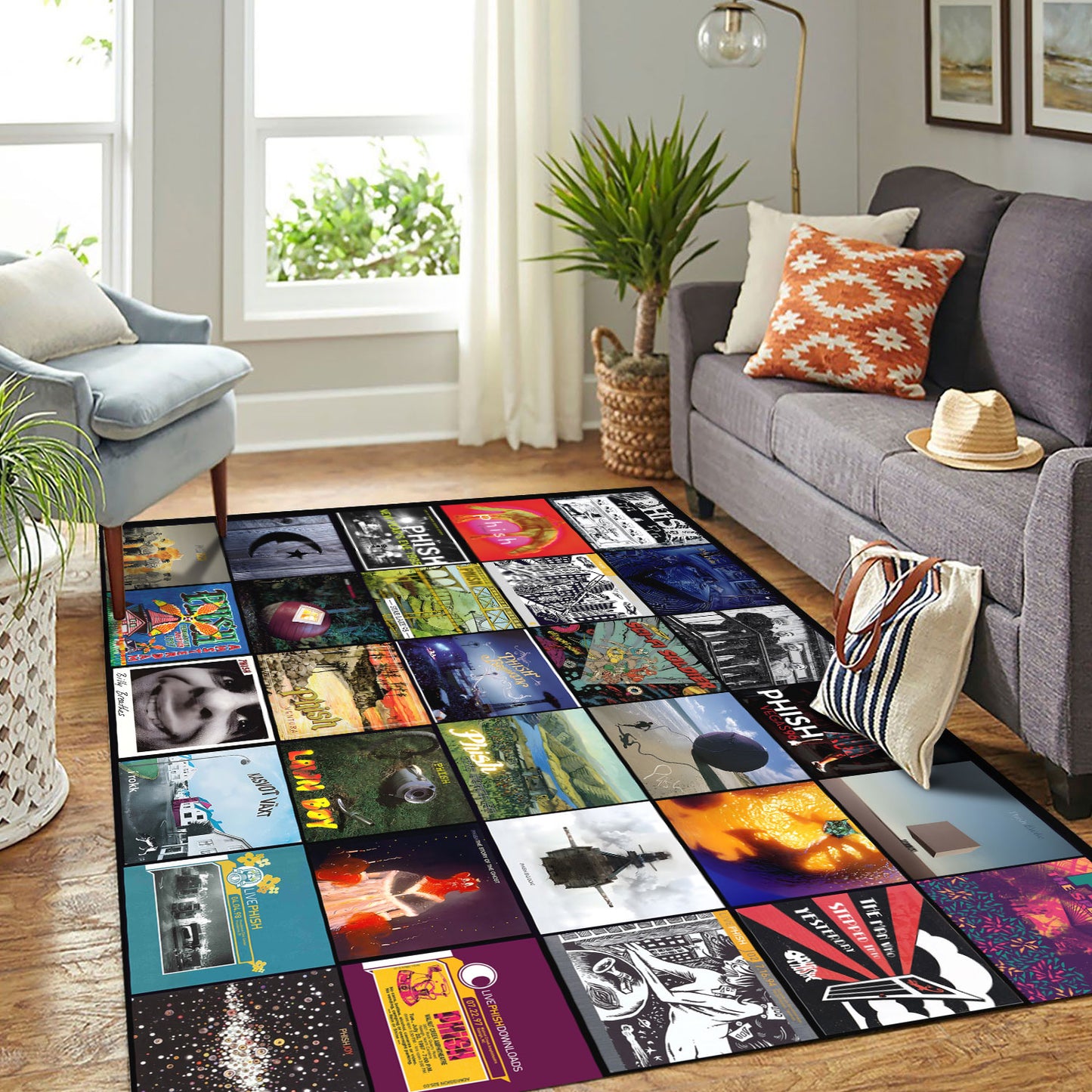 Phish Album Cover Collage Rug