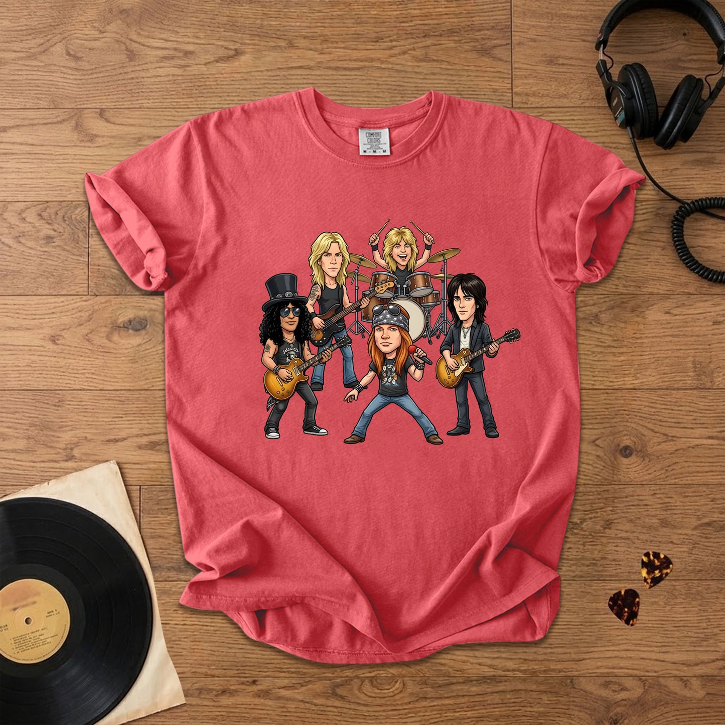 Guns N’ Roses Band Graphic T-Shirt – Rock Fan Tee