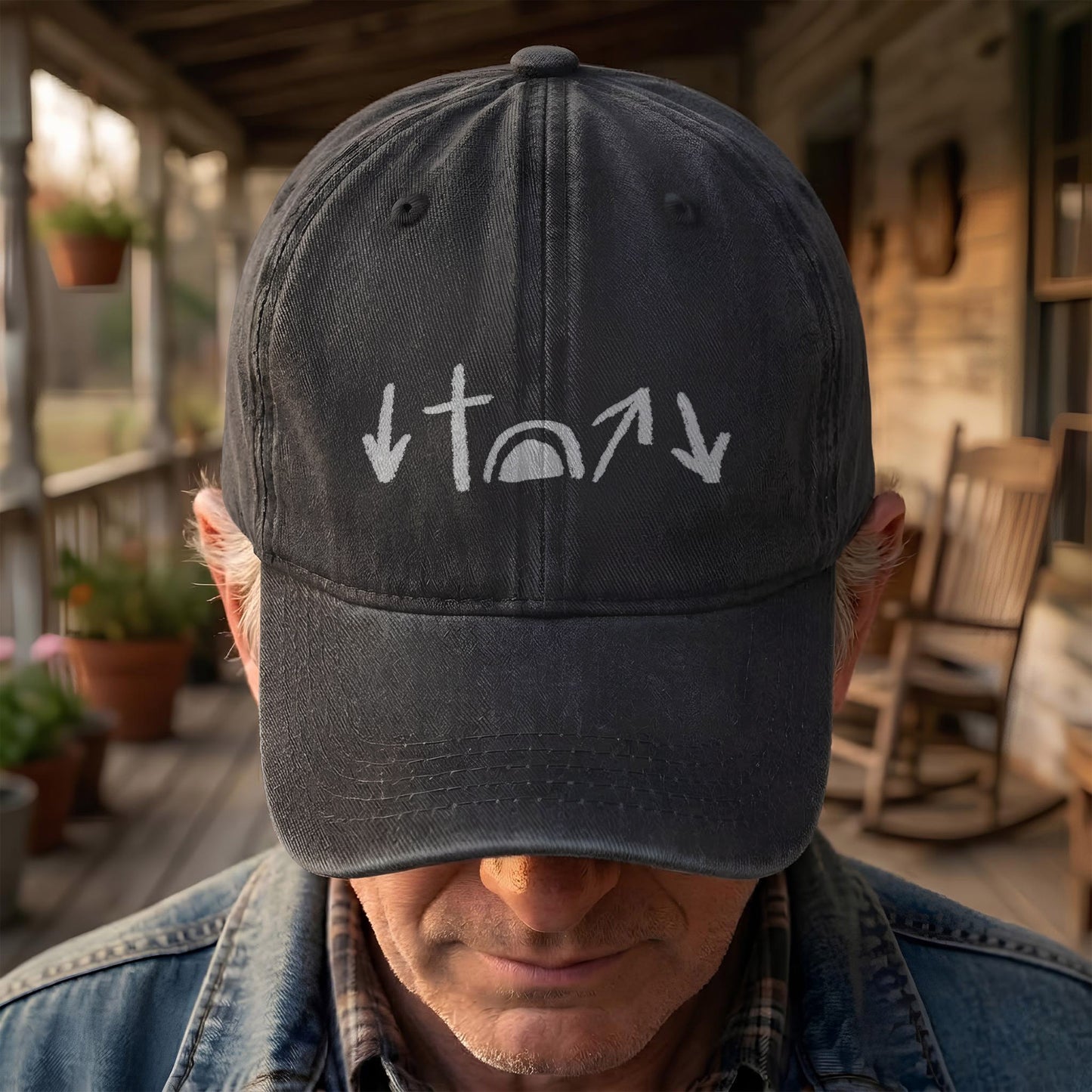 The Story Of Jesus Denim Cap – Vintage Dad Cap Gift For Dad (With Box)