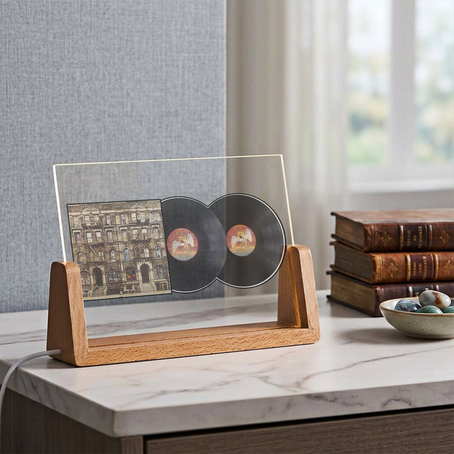 Led Zeppelin Physical Graffiti Acrylic Light – Iconic Double Album Vinyl LED Display