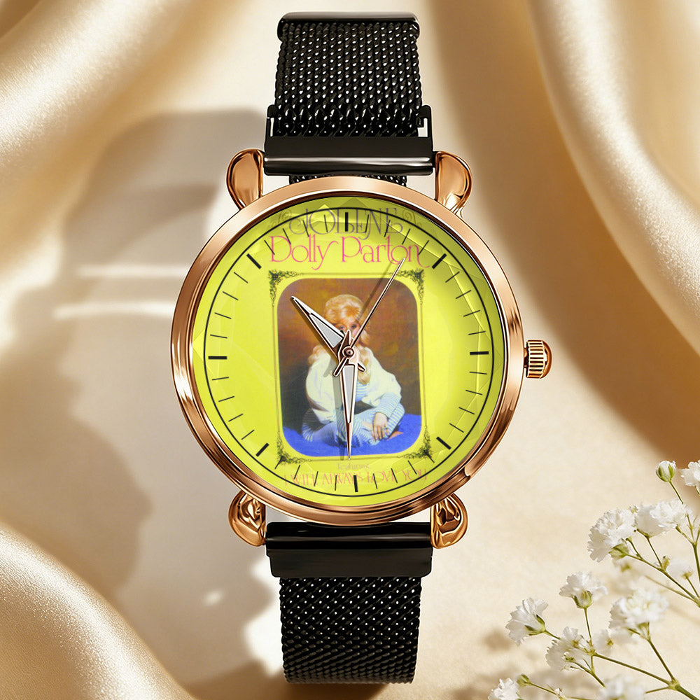 Dolly Parton Vintage Portrait Watch – Classic Country Icon Design Available
