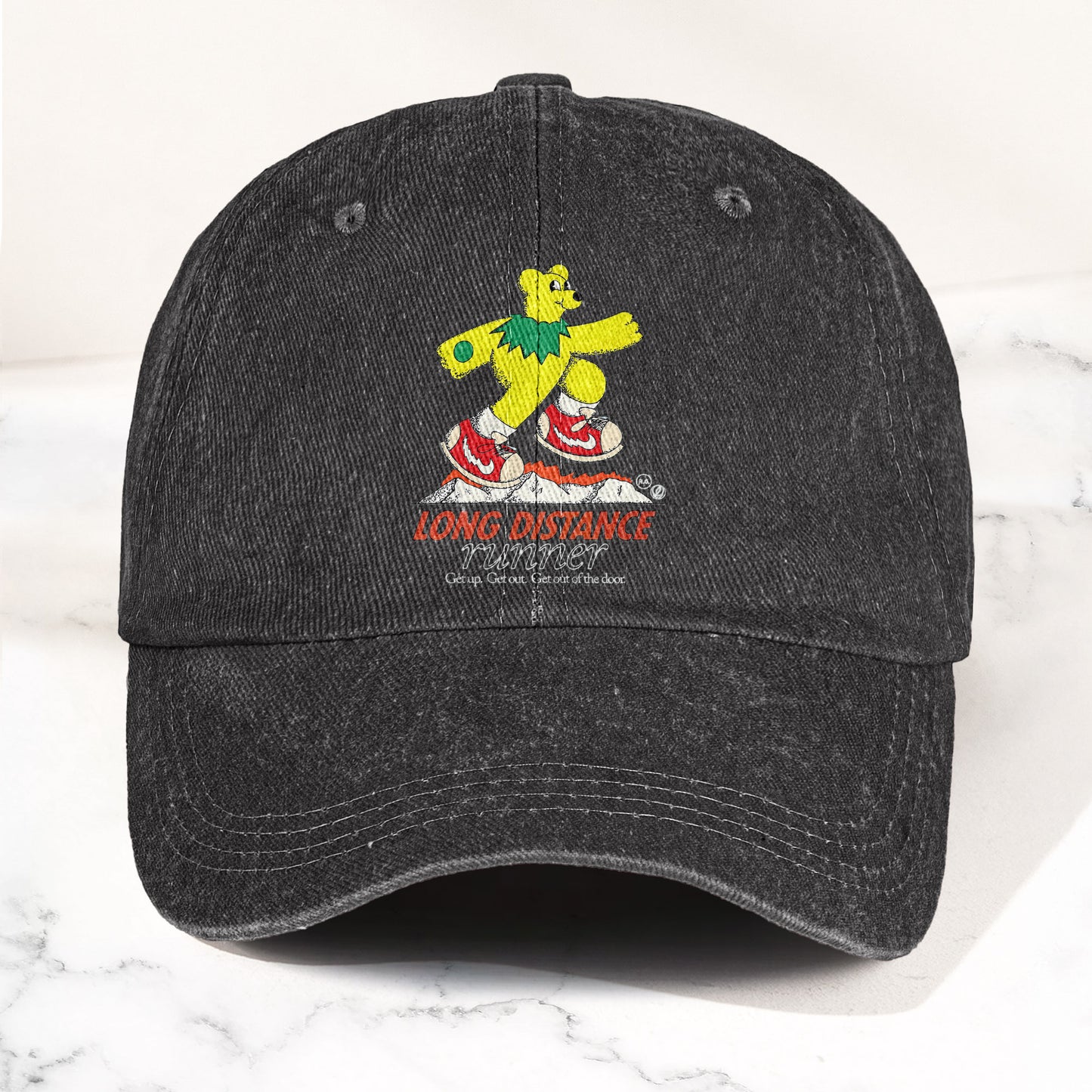 Long Distance Runner Denim Cap – Grateful Dead Merch Dad Hat (With Box)