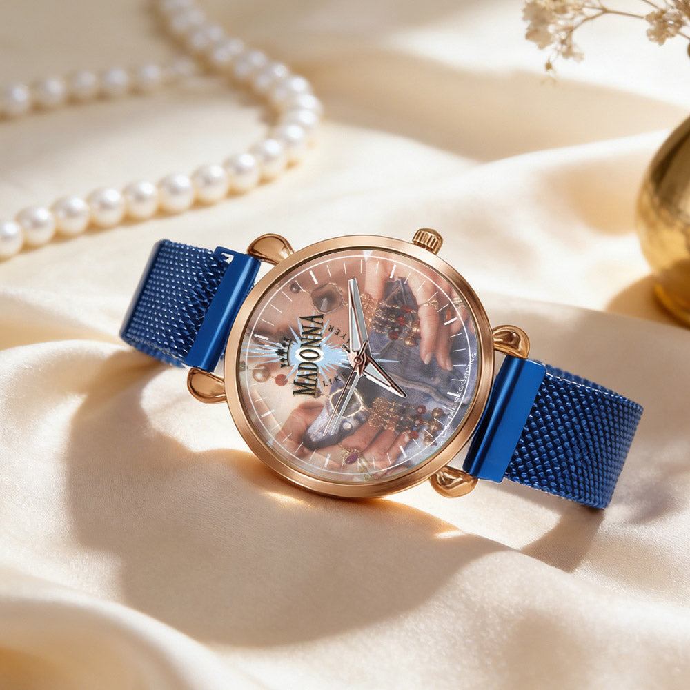 Madonna Vintage Portrait Watch – Classic Pop Star Design Available