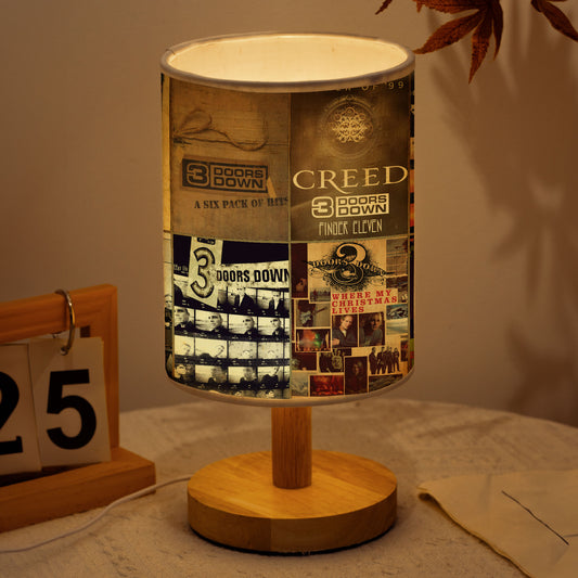 3 Doors Down Fabric Lamp – Classic Rock Soul Album Art Collection