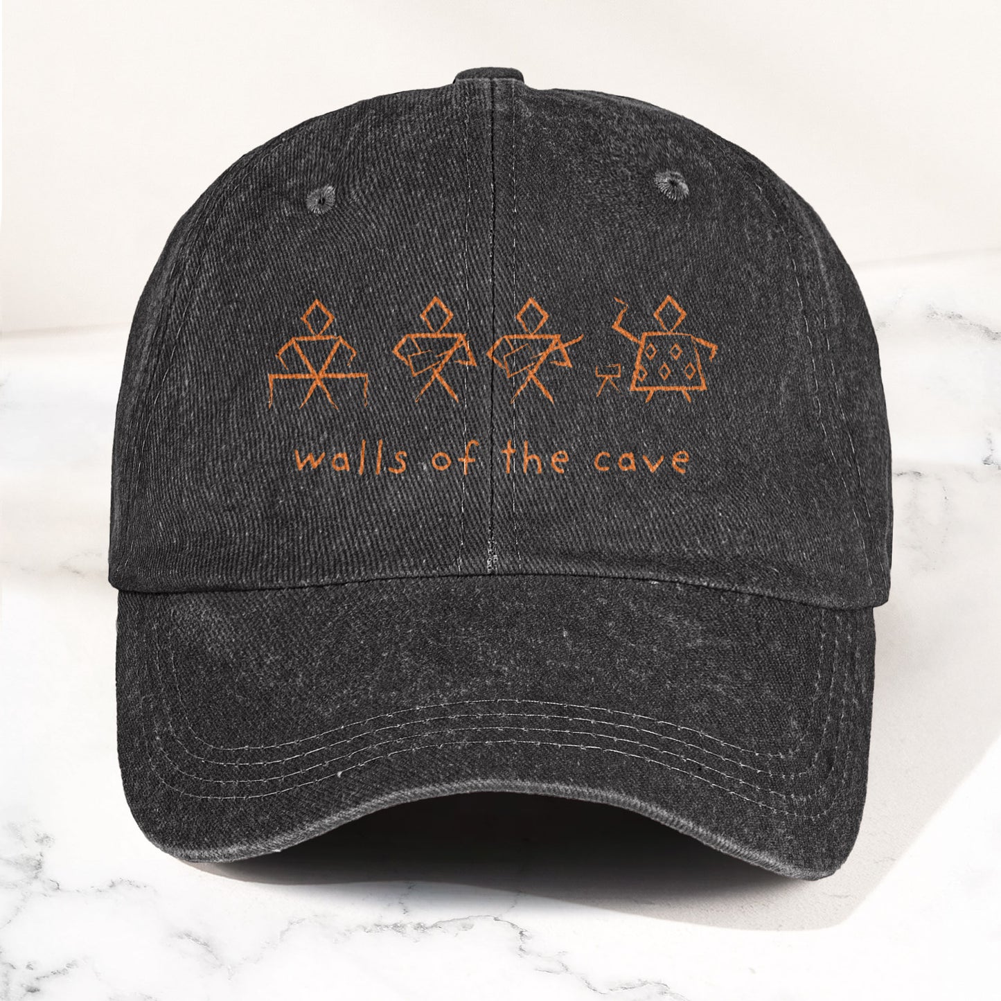 Phish Walls of the Cave Petroglpyh Denim Cap – Retro Music Phish Cap Gift For Dad (With Box)