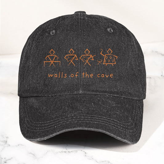 Phish Walls of the Cave Petroglpyh Denim Cap – Retro Music Phish Cap Gift For Dad (With Box)