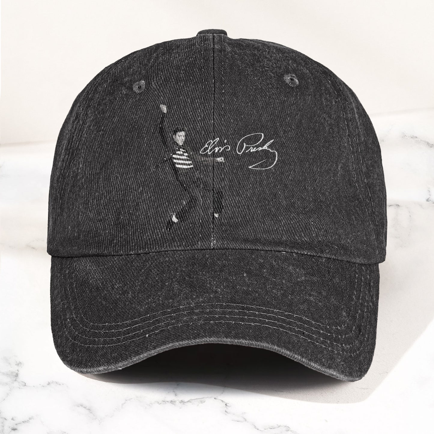 Elvis Presley Jailhouse Rock Pose Hat – Classic Rock Music Tribute Cap (With Box)