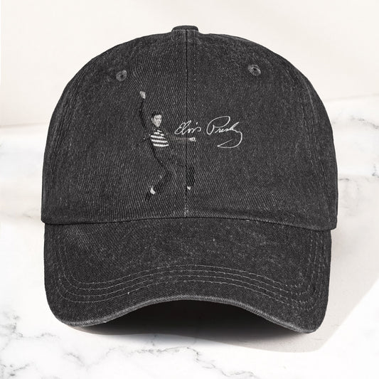 Elvis Presley Jailhouse Rock Pose Hat – Classic Rock Music Tribute Cap (With Box)
