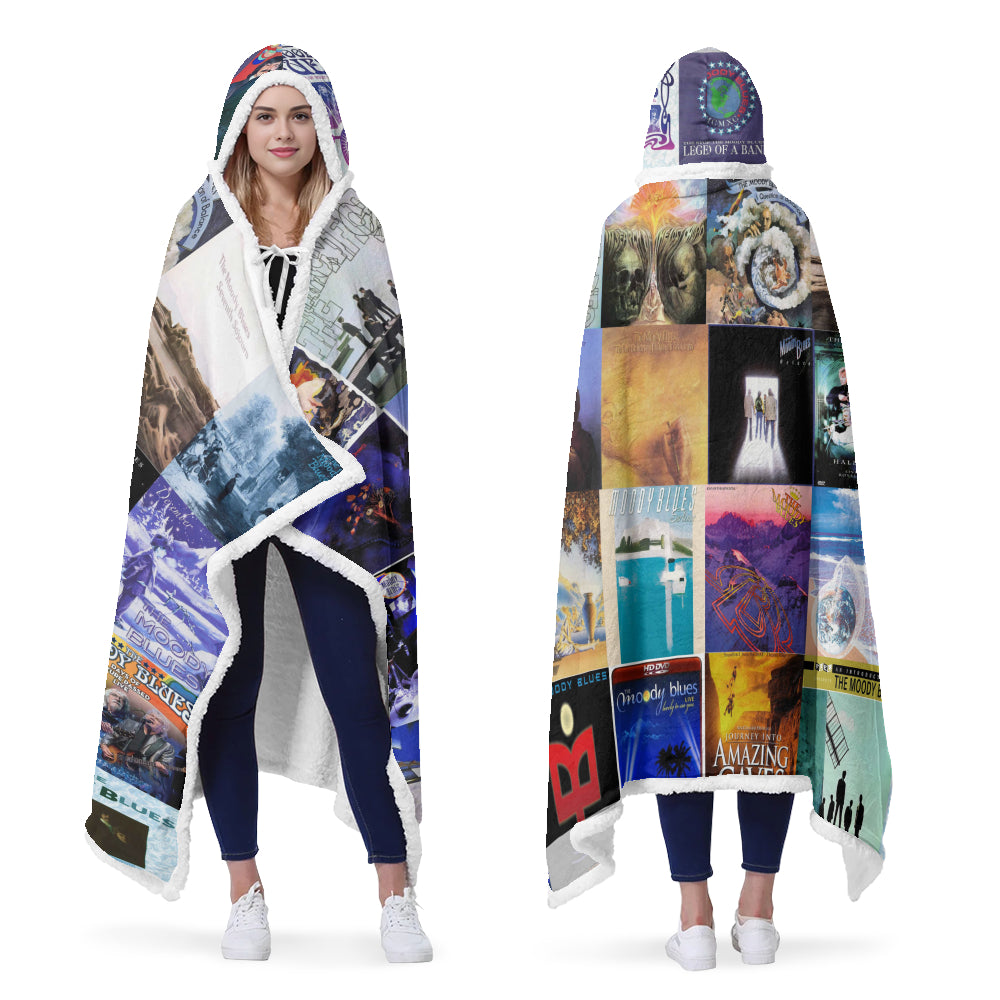 The Moody Blues Wearable Hooded Blanket – Psychedelic Serenity You Can Wear