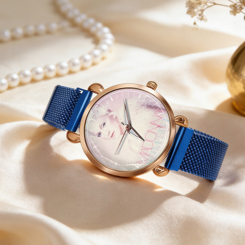 Madonna Vintage Portrait Watch – Classic Pop Star Design Available