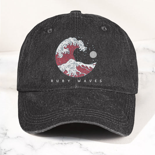 Phish Ruby Waves Denim Cap – Retro Music Phish Cap Gift For Dad (With Box)