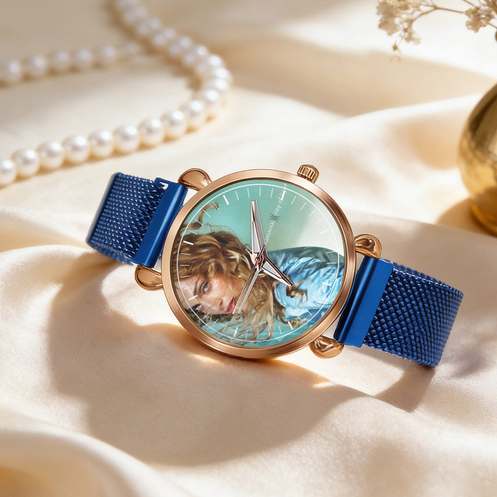 Madonna Vintage Portrait Watch – Classic Pop Star Design Available