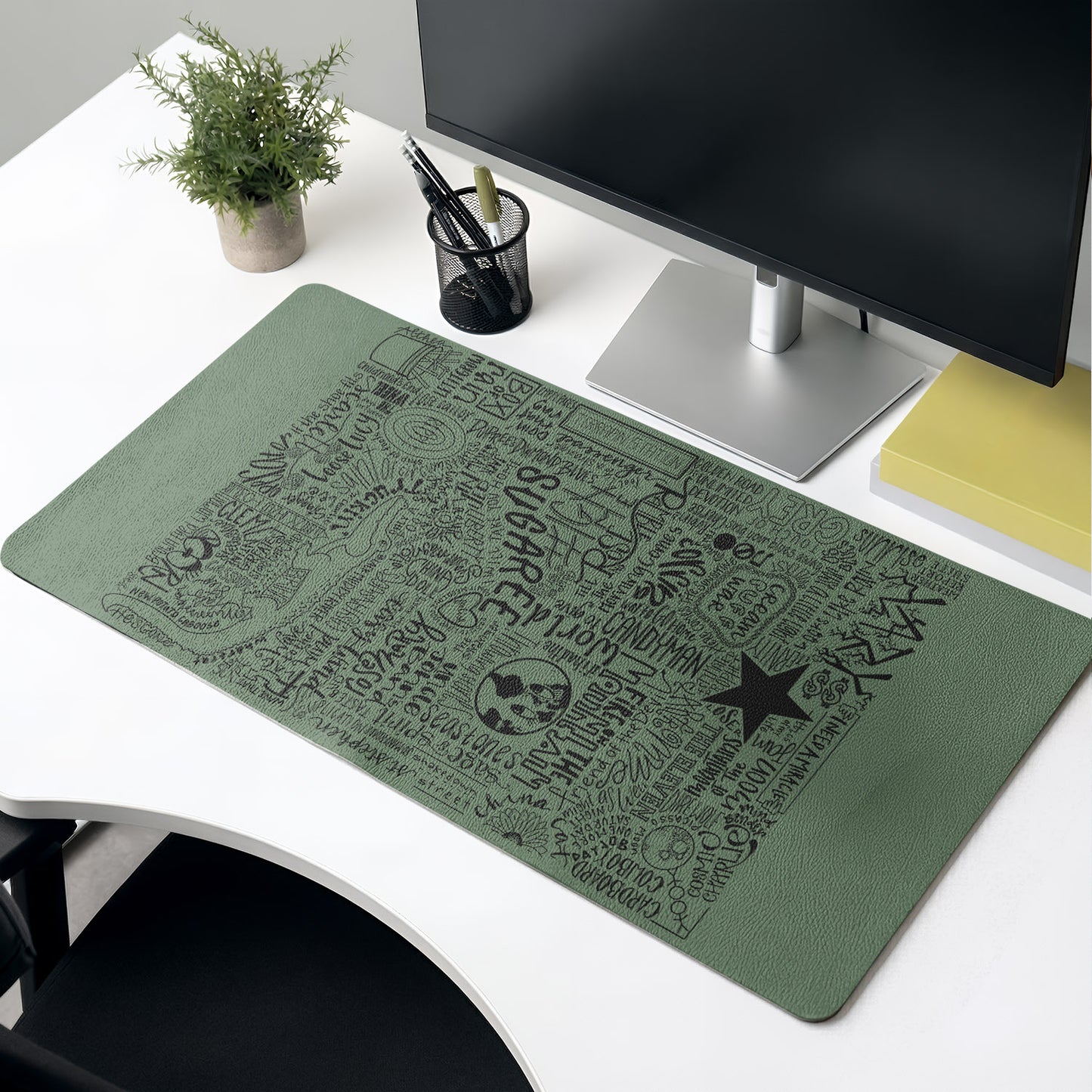 Grateful Dead Songs Desk Mat – Non-slip Home Office Gift Keyboard Pad Birthday Gift For Music Fan