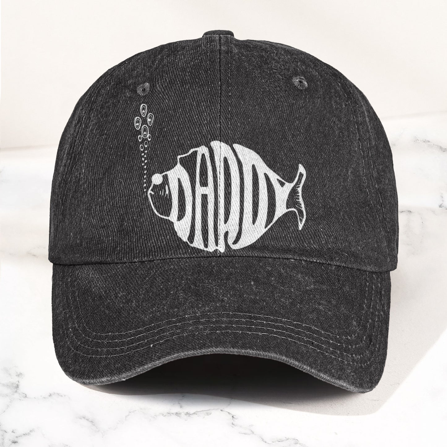 Phish Daddy Fish Logo Denim Cap – Retro Music Fan Concert Cap Gift For Dad Father's Day (With Box)