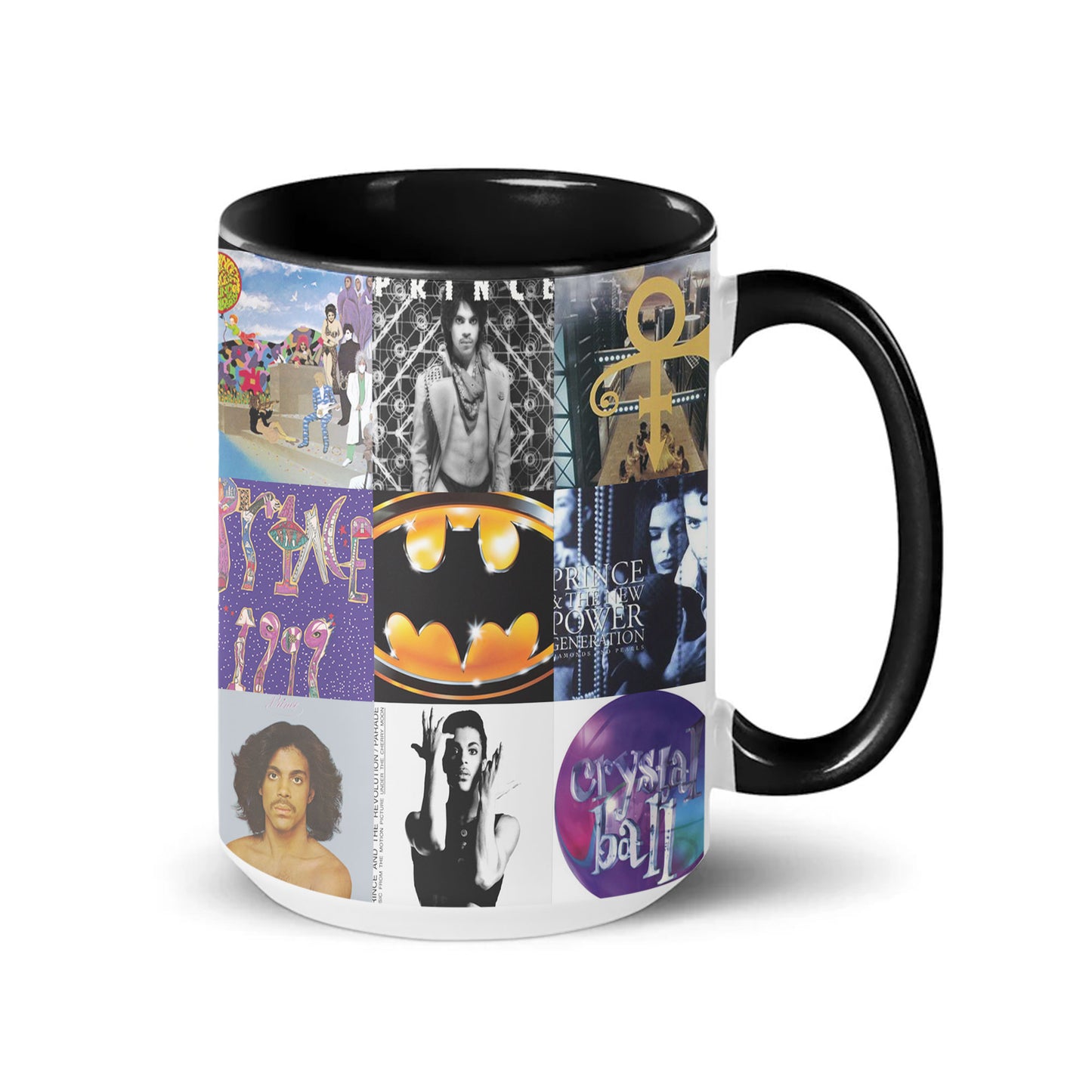 Prince Accent Mug – A Retro Celebration of Iconic Albums