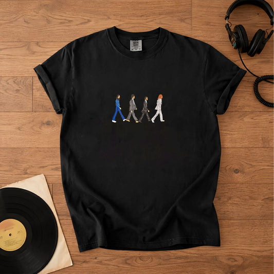 The Beatles Band Abbey Road Comfort Tee – Classic Album Graphic Shirt