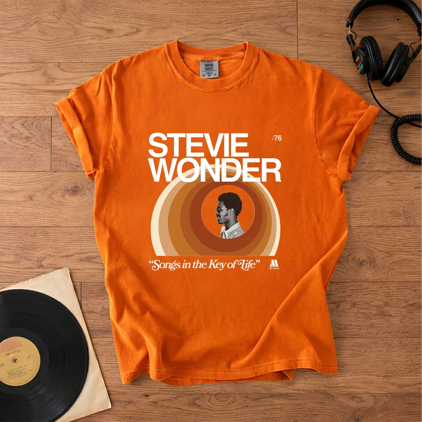 Stevie Wonder Songs in the Key of Life Vintage Tee Unisex T-Shirt – Retro Rock Music Bands Merch Tee