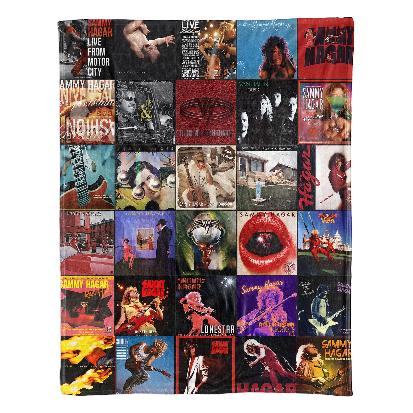Sammy Hagar Sherpa Blanket – A Fiery Tribute to the Red Rocker