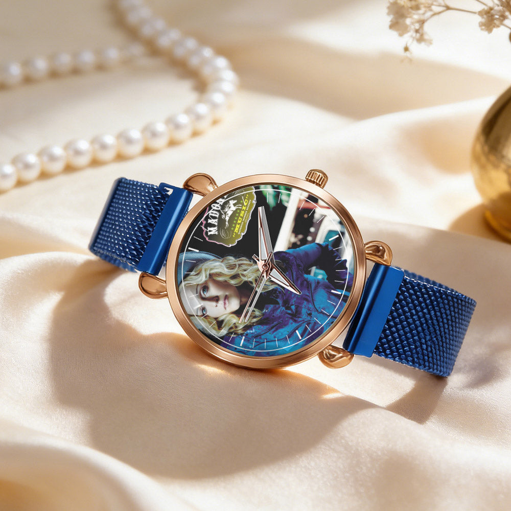 Madonna Vintage Portrait Watch – Classic Pop Star Design Available