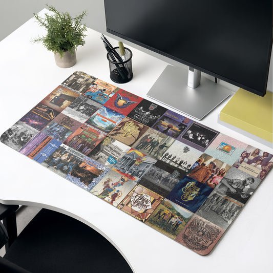 The Allman Brothers Band Album Collage Print Desk Mat – Non-slip Office Gift Keyboard Pad Birthday Gift For Music Lovers