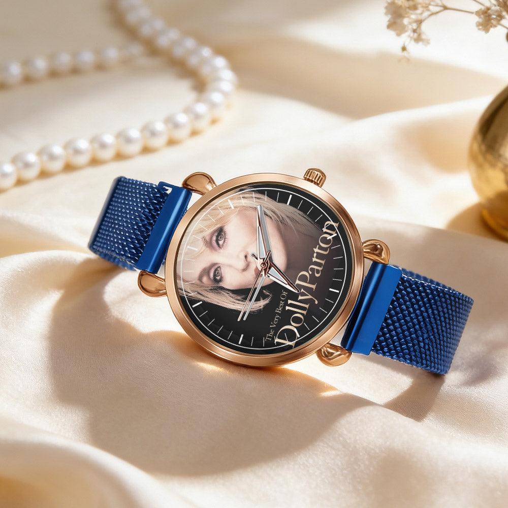 Dolly Parton Vintage Portrait Watch – Classic Country Icon Design Available