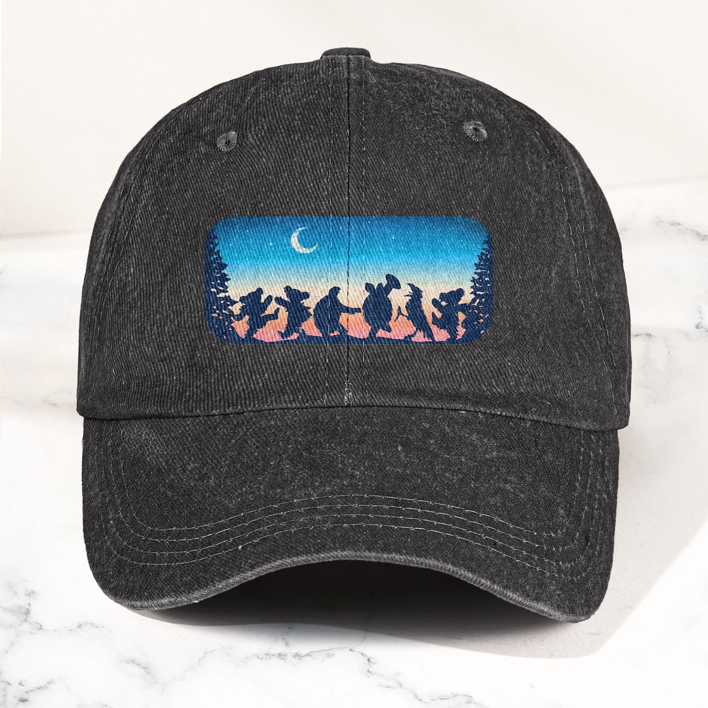 Grateful Dead Moondance Denim Cap – Vintage Music Grateful Dead Merch Gift for Dad (With Box)