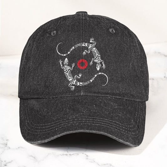 Phish Lizard Land of Lizards Racerback Denim Cap – Retro Music Fan Merch Cap Gift For Dad (With Box)