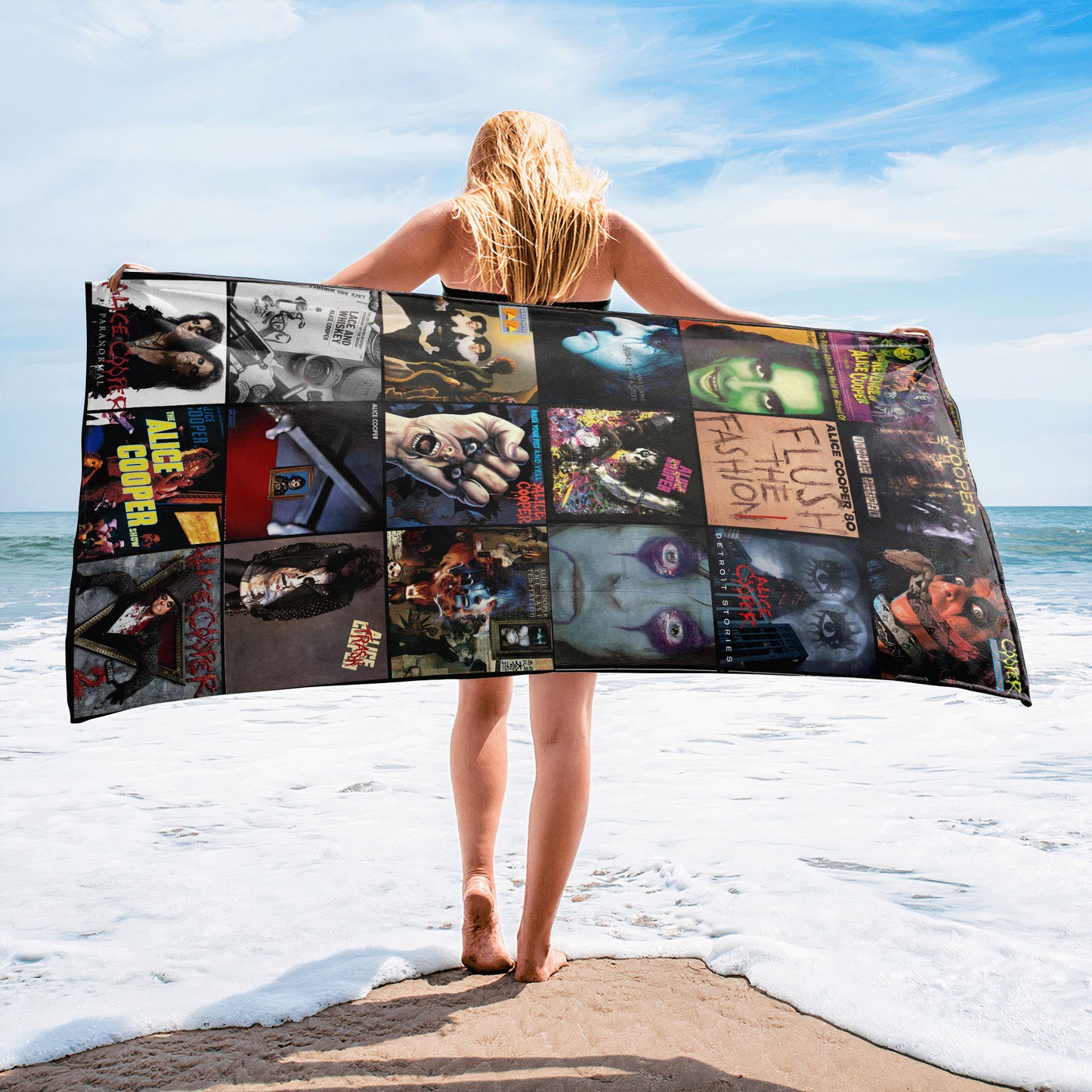 Alice In Chains Beach Towel – Album Cover Collage Classic Rock Towel