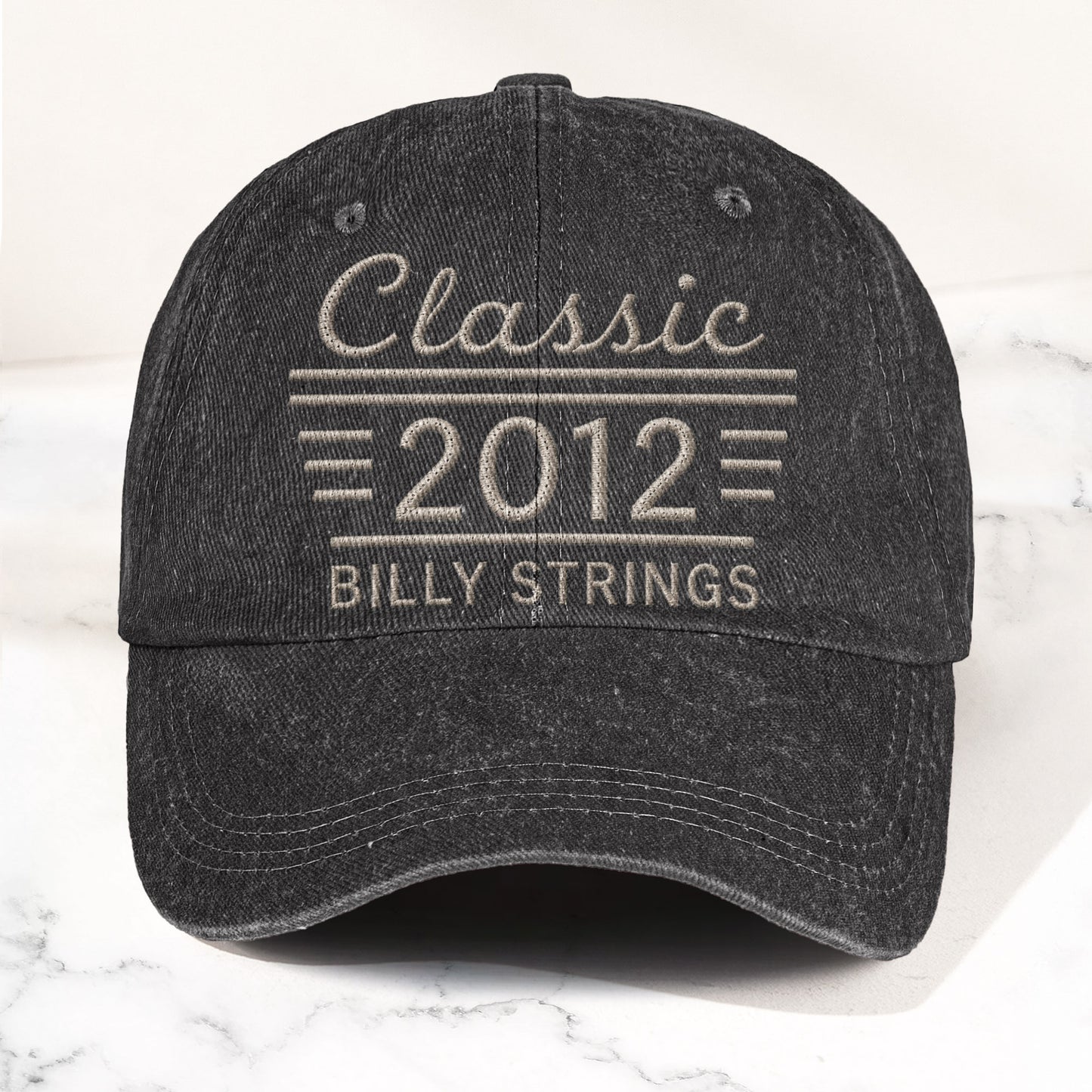 Billy Strings Classic 2012 Est Bluegrass Music Merch Denim Cap – Retro Vintage Dad Cap Gift For Dad (With Box)