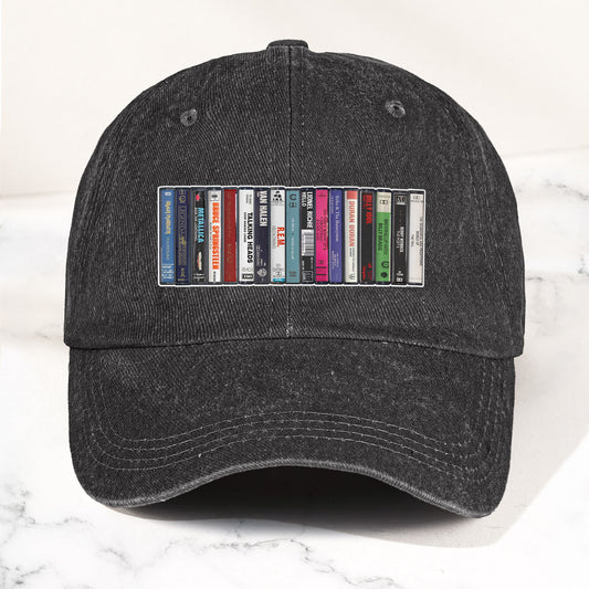 The Beatles Denim Dad Cap – Cassette Album Collection Vol.2 Design ( With BOX)