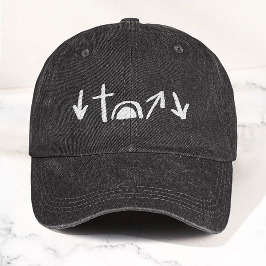 The Story Of Jesus Denim Cap – Vintage Dad Cap Gift For Dad (With Box)