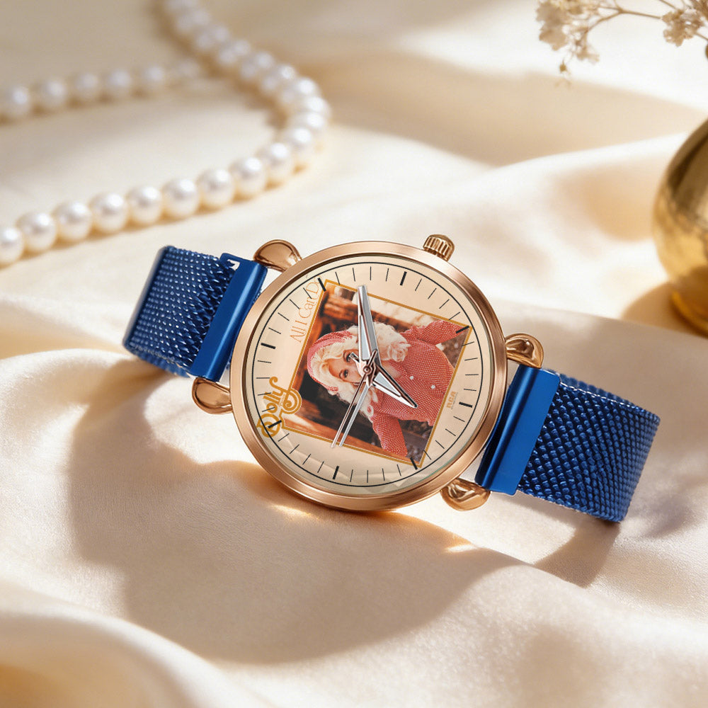 Dolly Parton Vintage Portrait Watch – Classic Country Icon Design Available