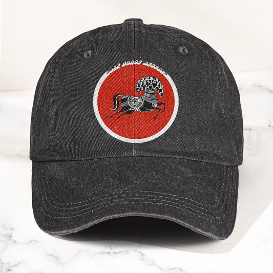 Dark Horse Records George Harrison Vintage Denim Cap – Retro Dad Cap (With Box)