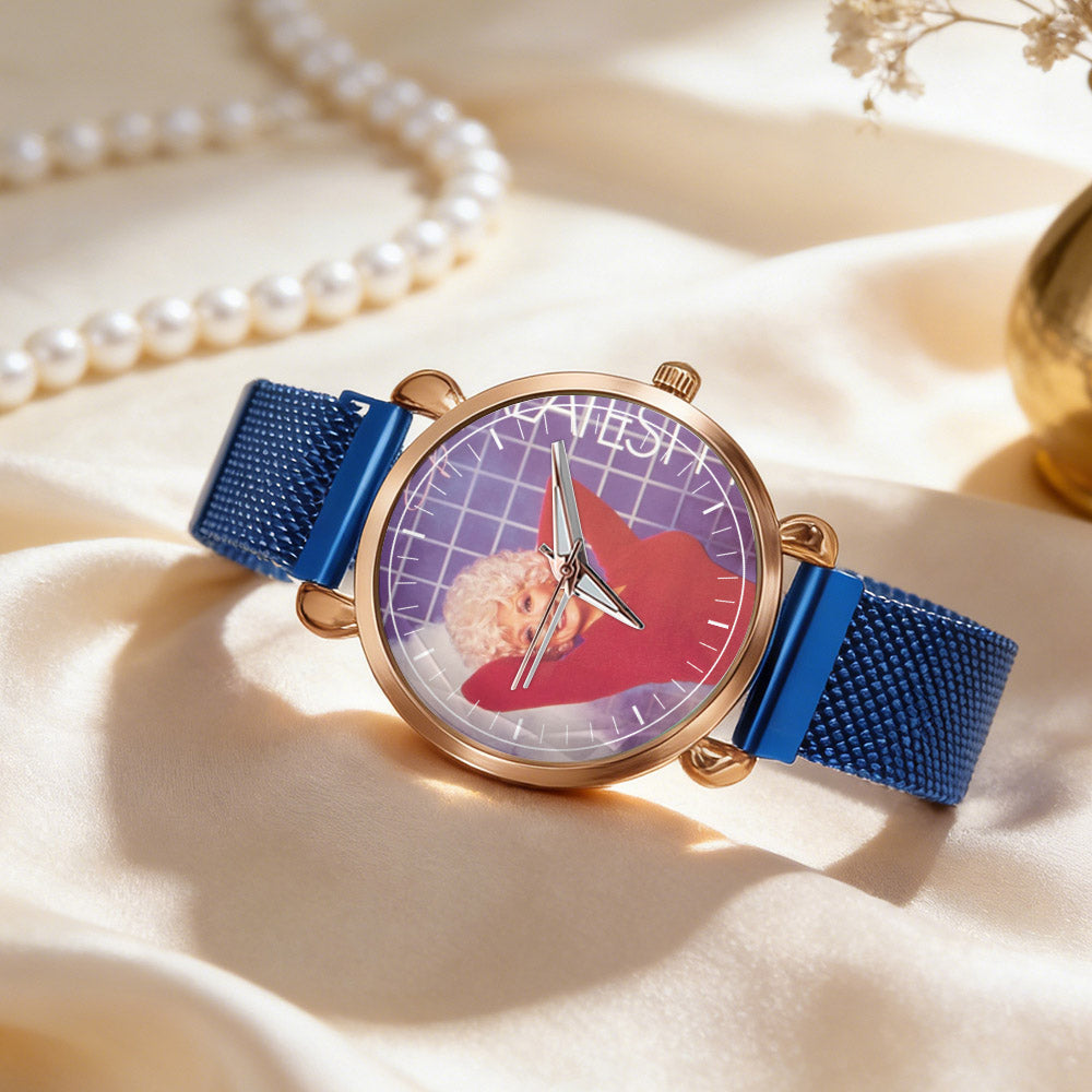 Dolly Parton Vintage Portrait Watch – Classic Country Icon Design Available