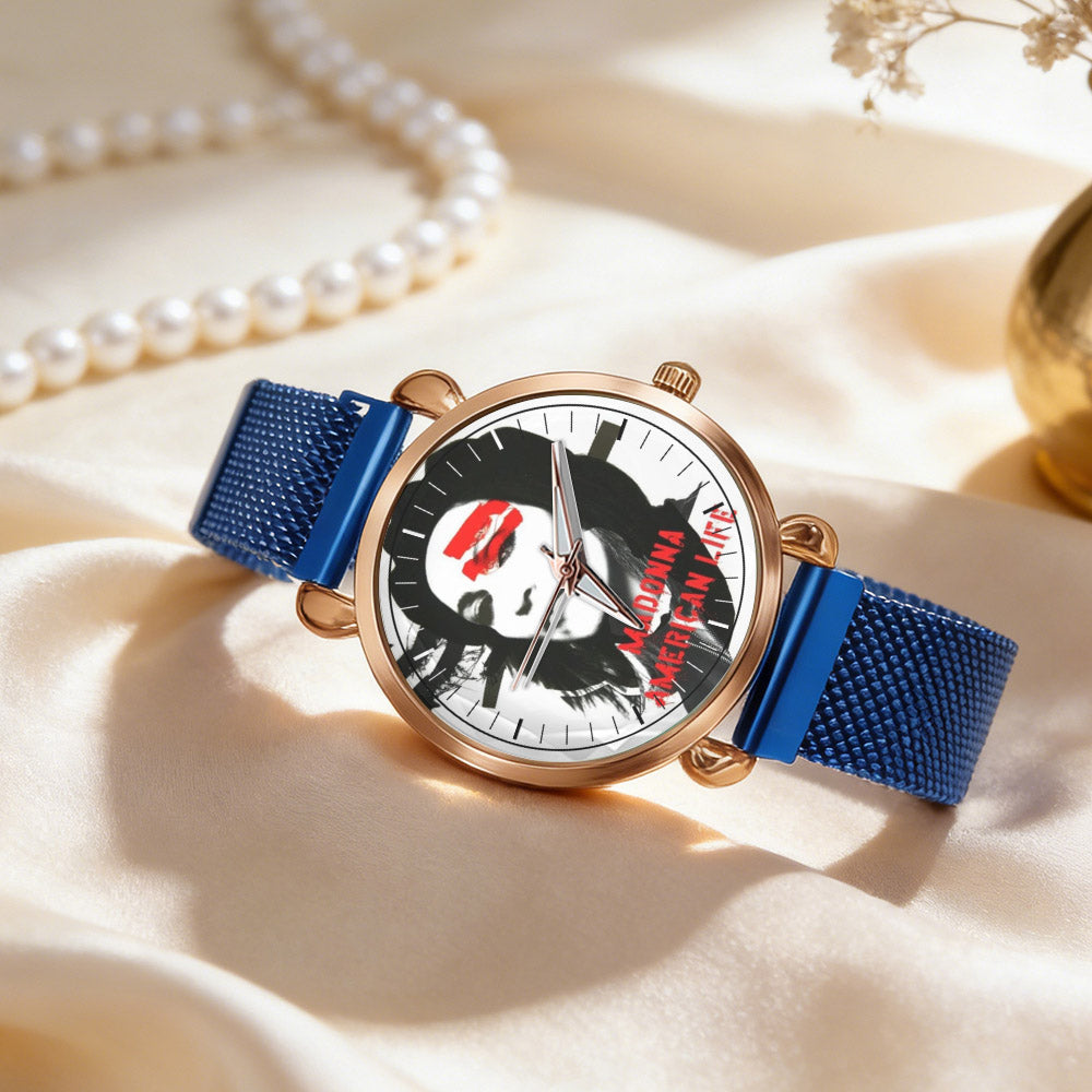 Madonna Vintage Portrait Watch – Classic Pop Star Design Available