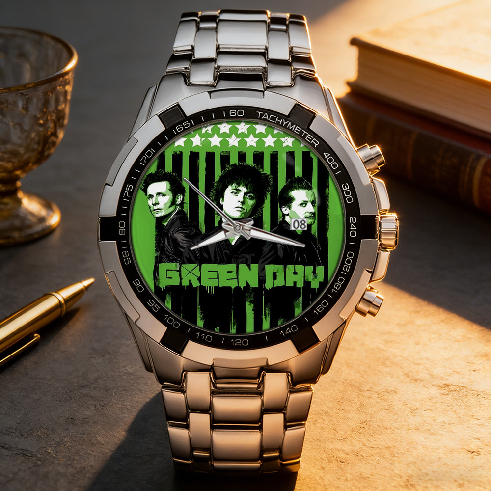 Green Day Punk Rock Nostalgia Watch – Classic Alternative Rock Fan Tribute