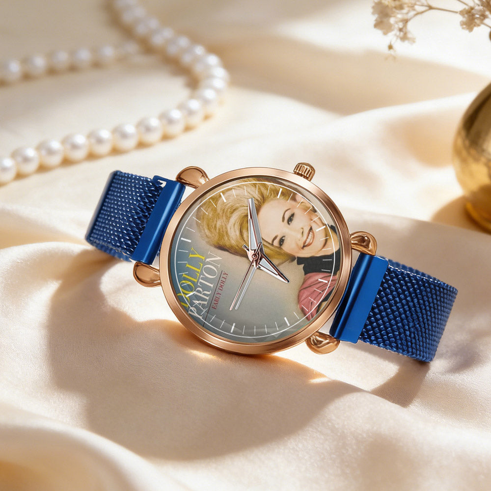 Dolly Parton Vintage Portrait Watch – Classic Country Icon Design Available
