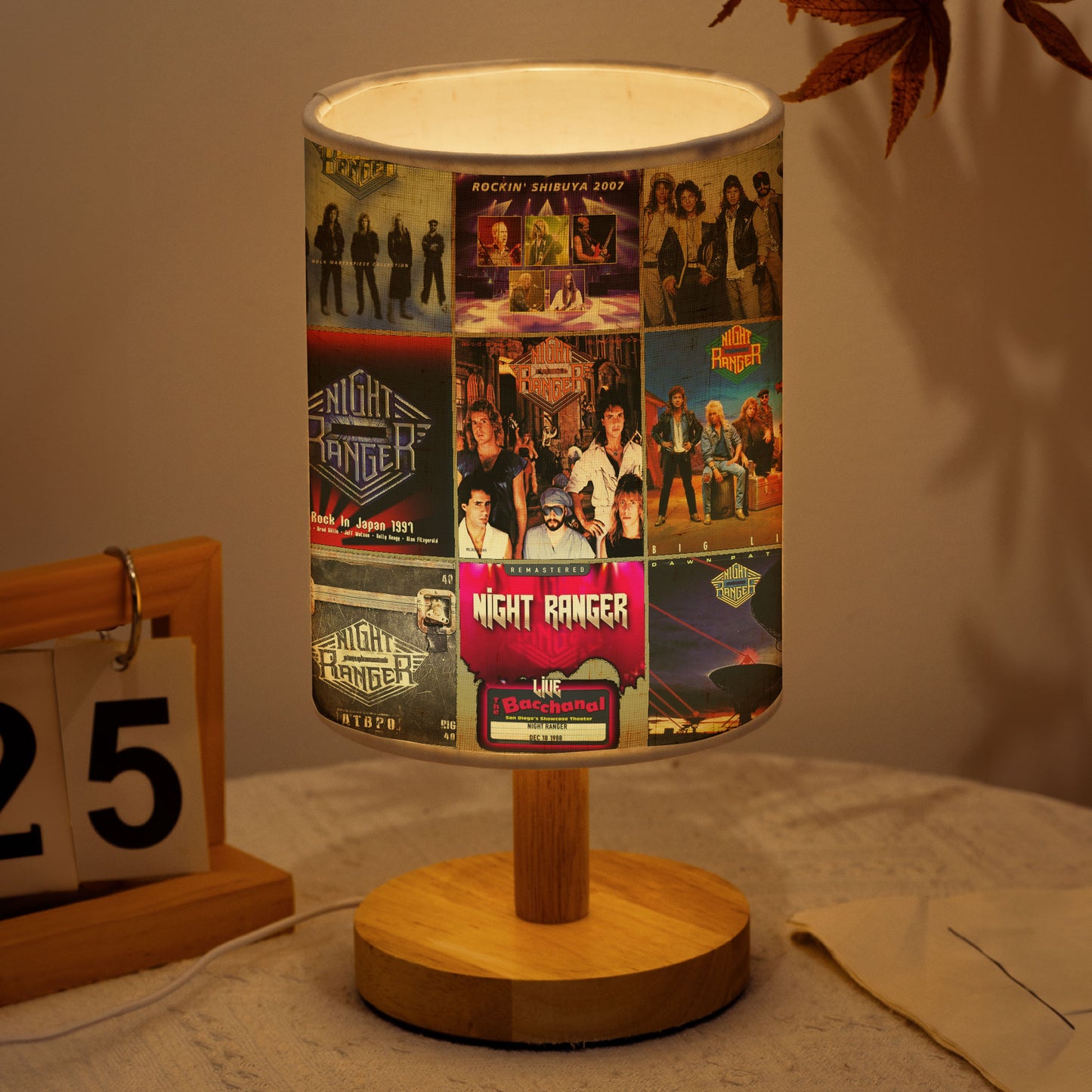 Night Ranger Fabric Lamp – Arena Rock in a Warm Glow ⚡🎸