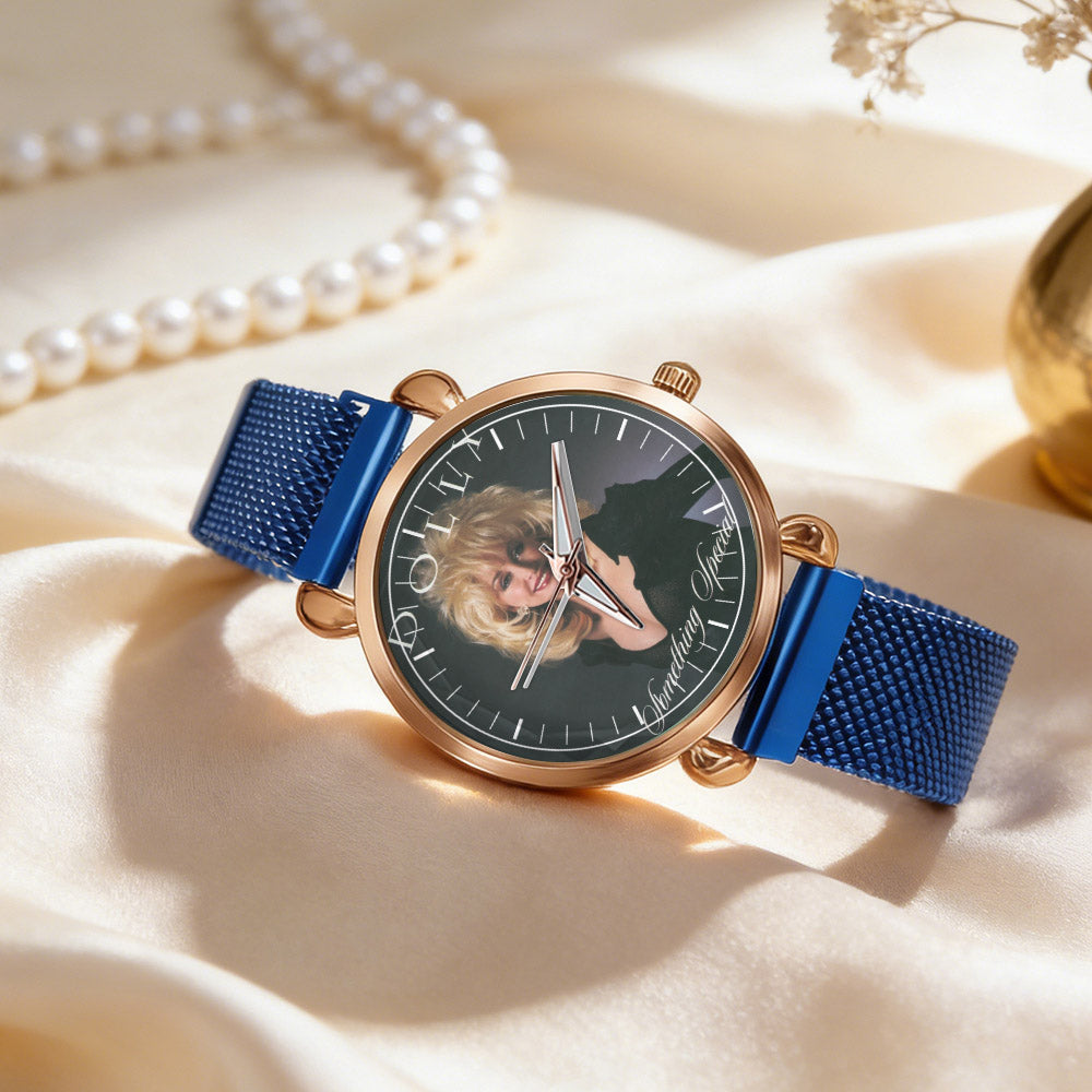 Dolly Parton Vintage Portrait Watch – Classic Country Icon Design Available