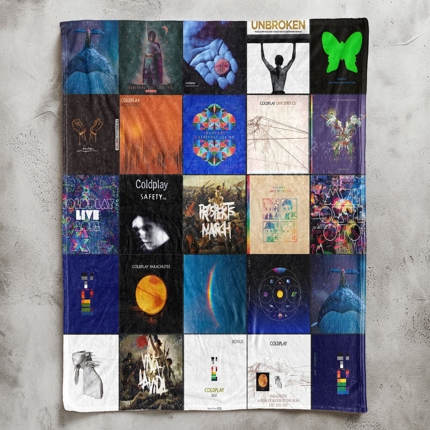 Coldplay Sherpa Blanket – A Colorful, Dreamlike Tribute for True Fans