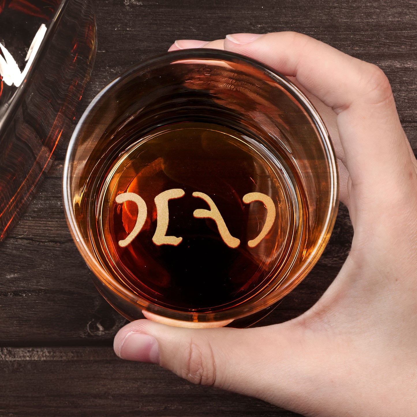 Grateful Dead Dead Egypt Design Engraved Whiskey Glass - Multiple Designs Available (With Gift Box)