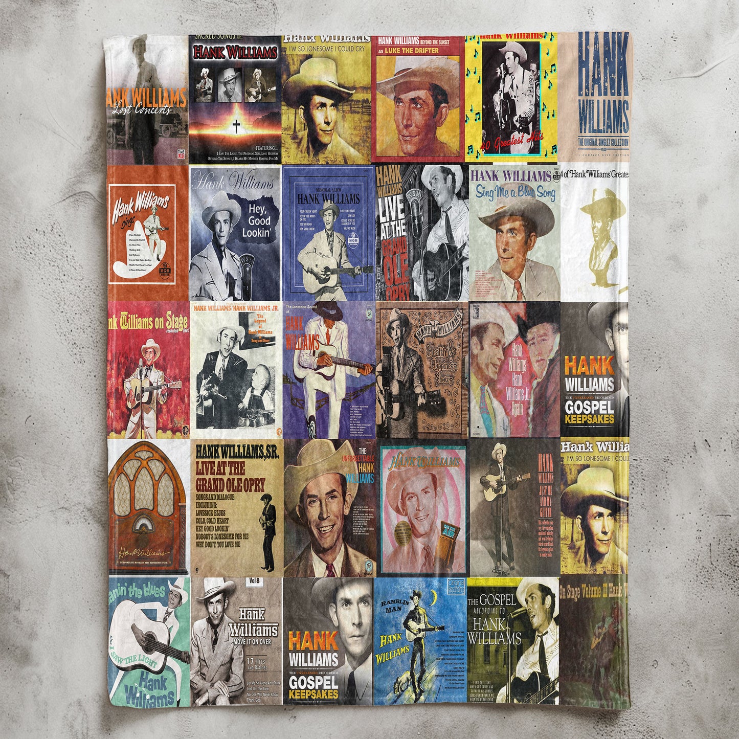 Hank Williams Sherpa Blanket – A Timeless Tribute to Country’s Heartfelt Pioneer