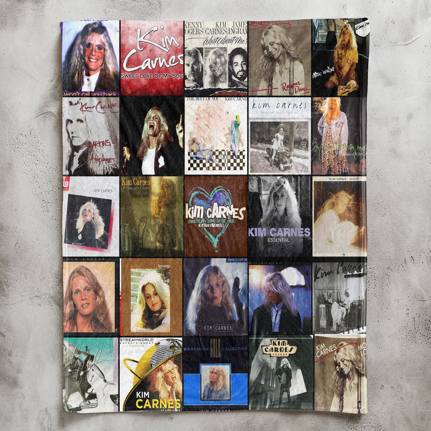 Kim Carnes Sherpa Blanket – A Retro Tribute to an Iconic Voice