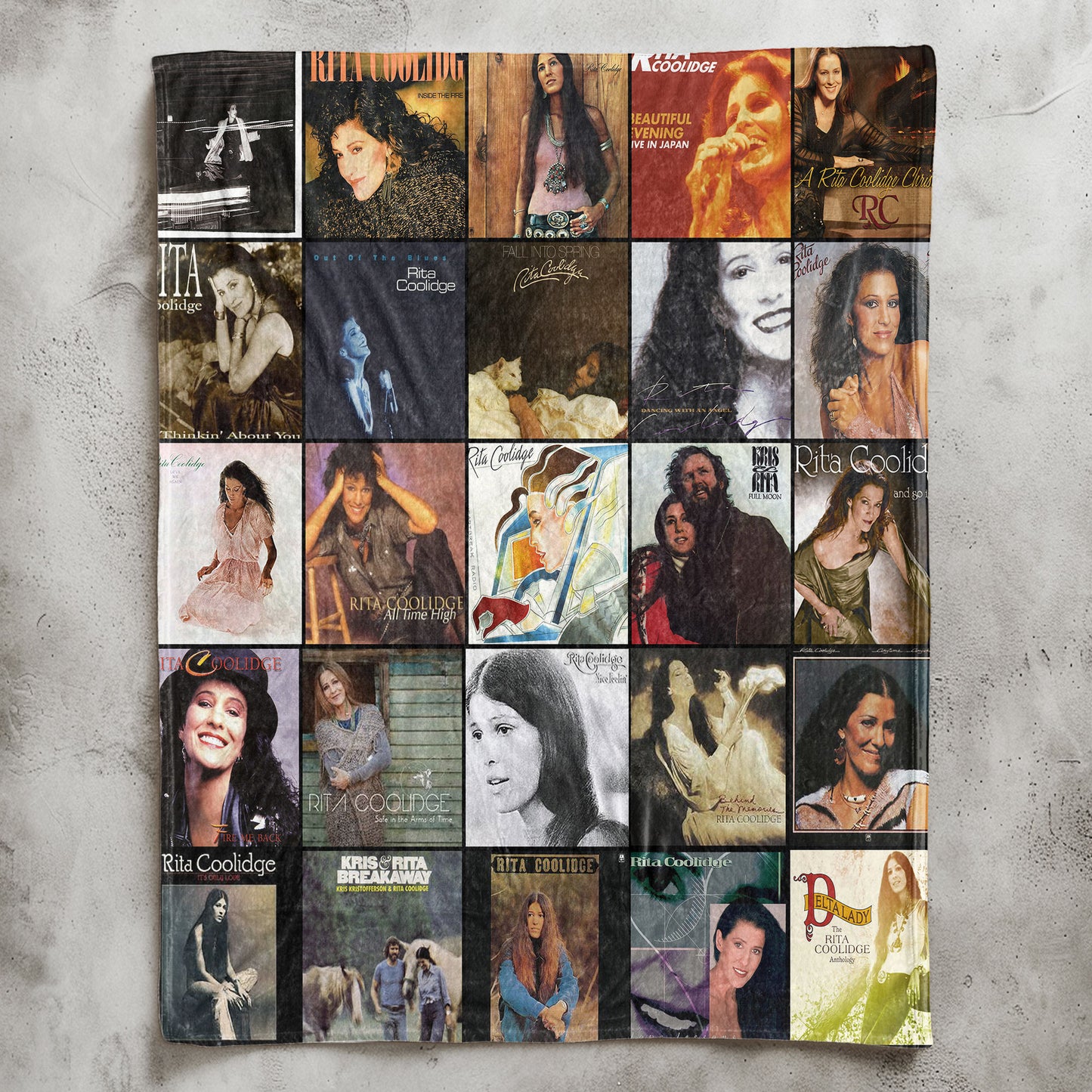 Rita Coolidge Sherpa Blanket – A Timeless Tribute for True Music Lovers