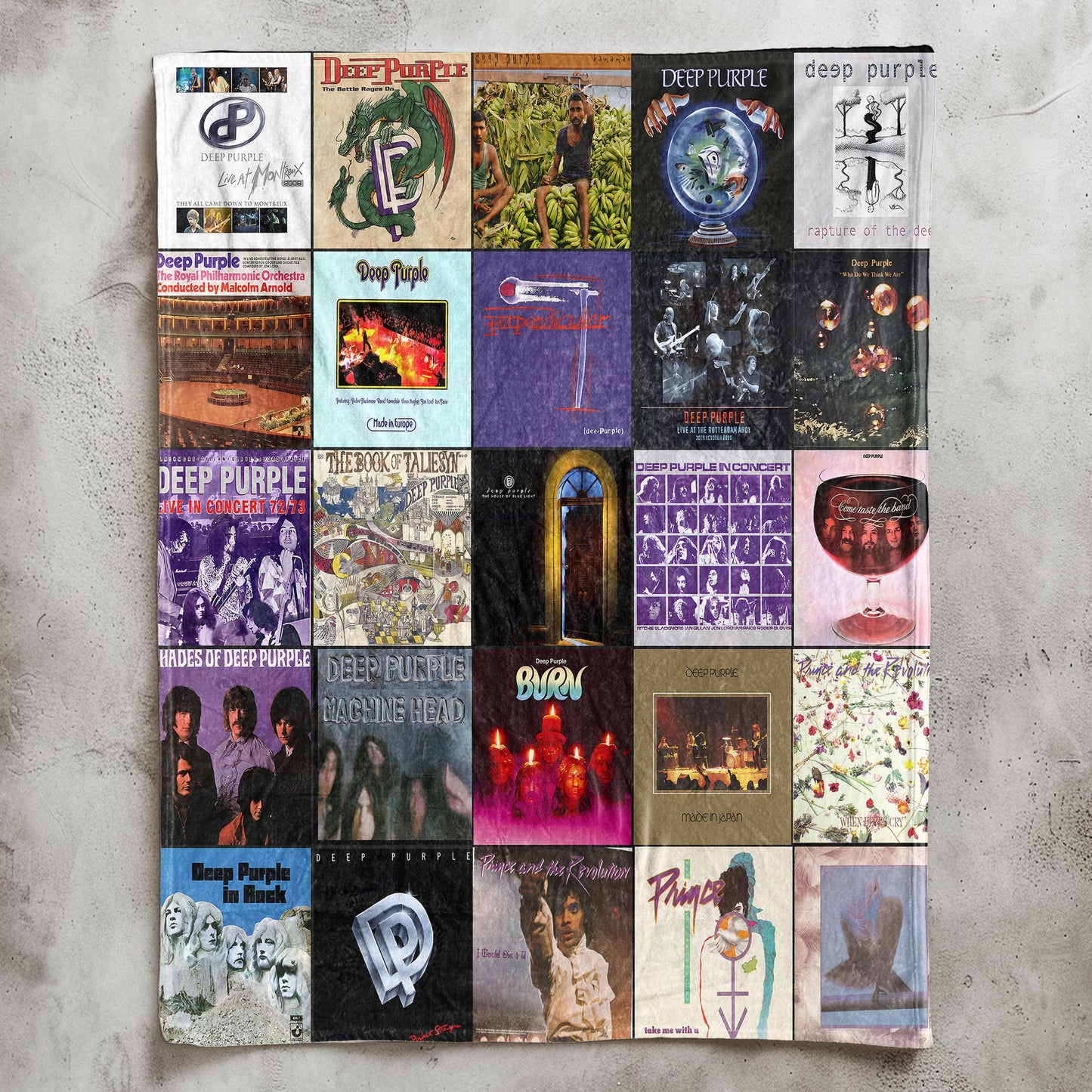 Deep Purple Sherpa Blanket – Classic Rock Warmth for True Legends Fans