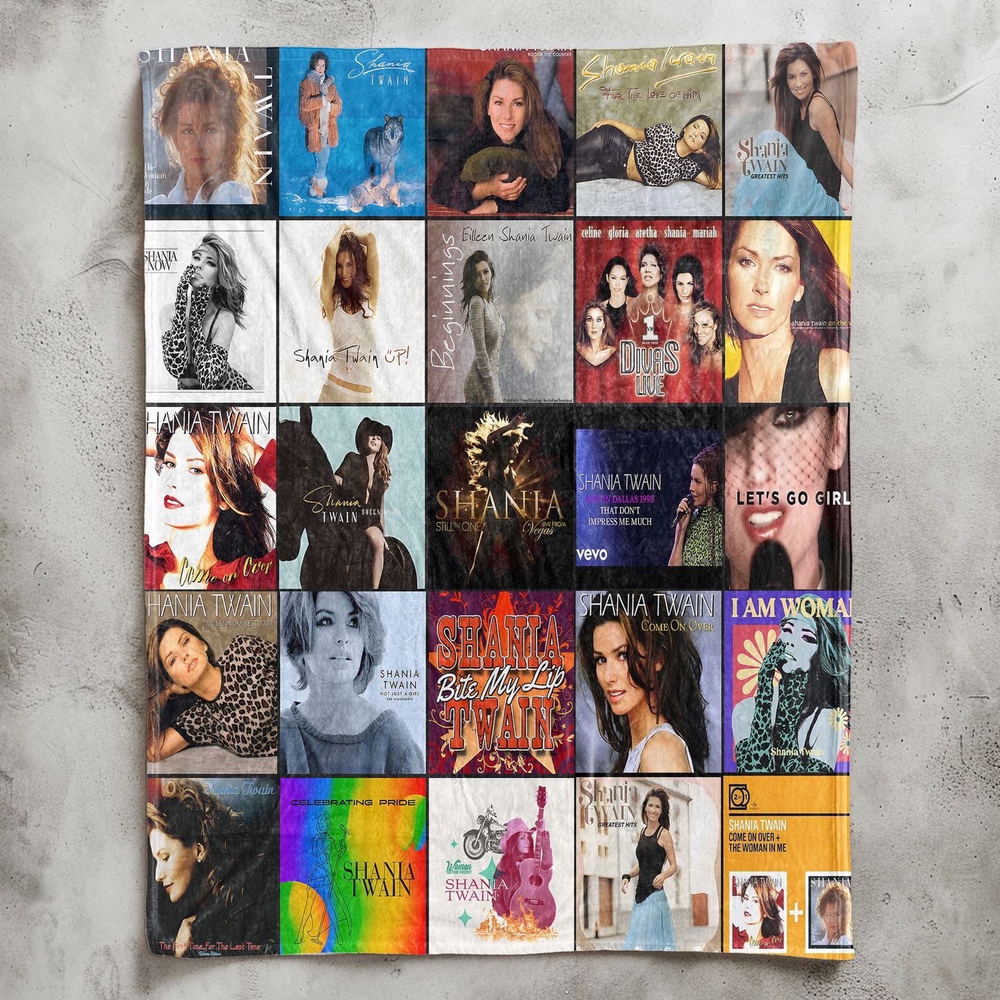 Shania Twain Sherpa Blanket – A Country-Pop Icon Tribute for True Fans