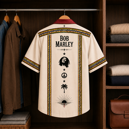 Bob Marley Luxury Design Hawaiian Shirt – Reggae Inspired Hawaiian Shirt