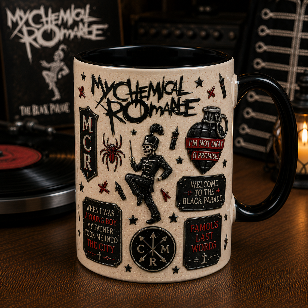 My Chemical Romance Mug – Welcome To The Black Parade Ceramic Coffee Cup